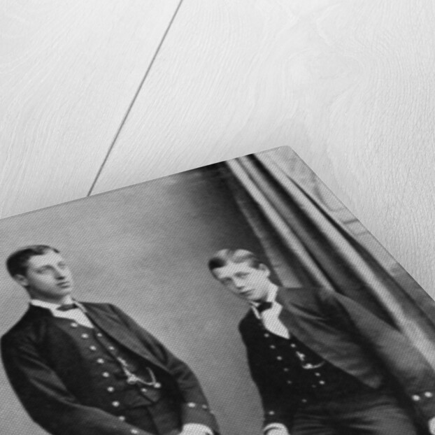 Prince Albert Victor and Prince George during the voyage of the 'Bacchante' by Herbert Numan