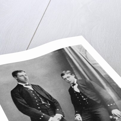 Prince Albert Victor and Prince George during the voyage of the 'Bacchante' by Herbert Numan