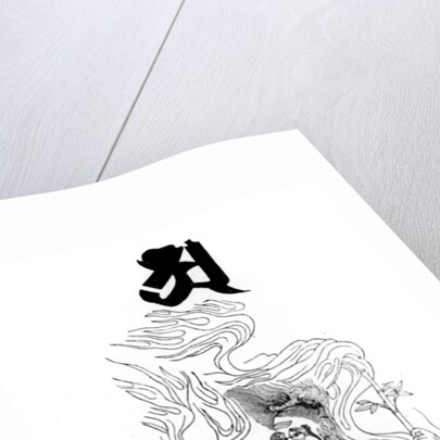 Agni Deva, the fire divinity by Anonymous