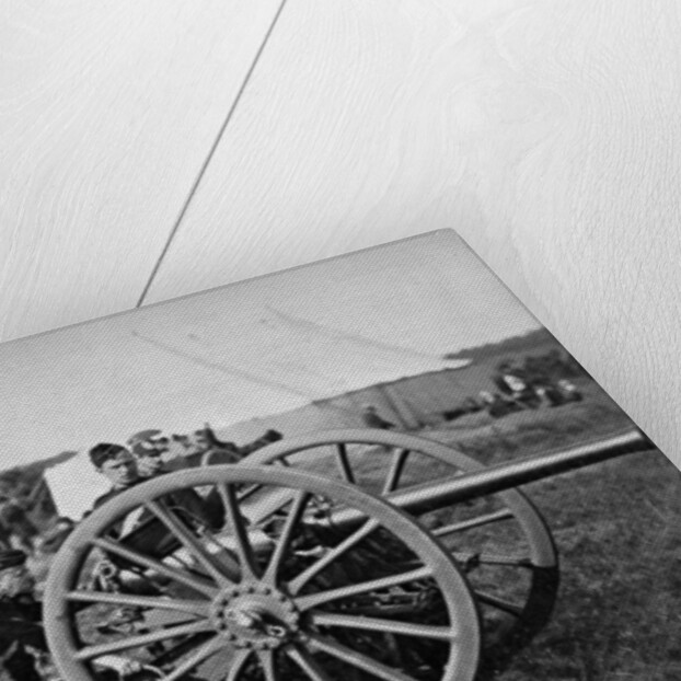 Gunners of field artillery drilling with a 12 pounder by Gregory & Co