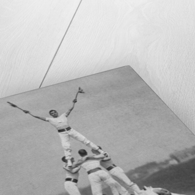 Display by the staff of the Aldershot gymnasium, Hampshire by Gregory & Co