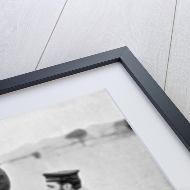 Royal Navy Maxim gun practice at Whale island, Portsmouth, Hampshire by Gregory & Co