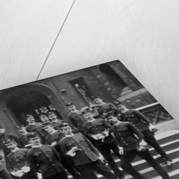 Officers of the 1st Suffolk Regiment at the Tower of London by WW Rouch