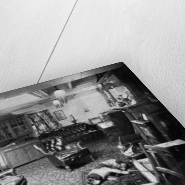 Rear-Admiral Arthur Alington's cabin on board his flagship, HMS Magnificent by W Gregory