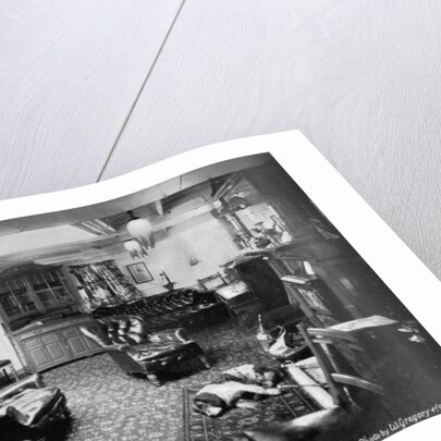 Rear-Admiral Arthur Alington's cabin on board his flagship, HMS Magnificent by W Gregory