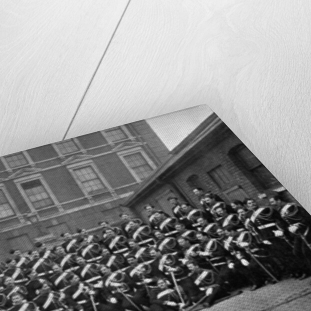 Non-commissioned officers of the 1st Life Guards at Knightsbridge Barracks, London by Gregory & Co