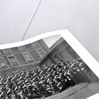 Non-commissioned officers of the 1st Life Guards at Knightsbridge Barracks, London by Gregory & Co
