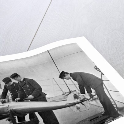 Torpedo instruction on board HMS Theseus by W Gregory
