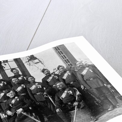 Native officers of the 44th Gurkhas, Indian army by Bourne & Shepherd