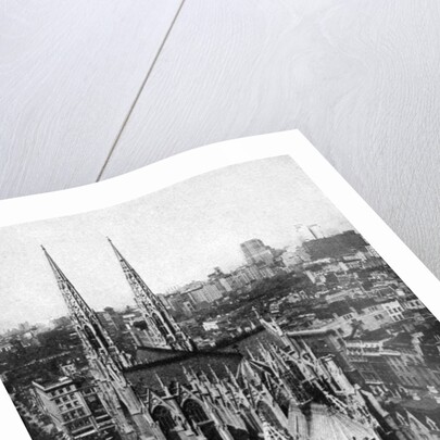 St Patrick's Cathedral, New York City, USA by Ewing Galloway