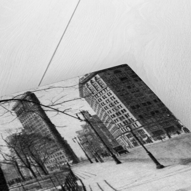 Flatiron Building and Madison Square, New York City, USA by Ewing Galloway