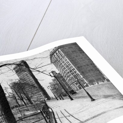 Flatiron Building and Madison Square, New York City, USA by Ewing Galloway