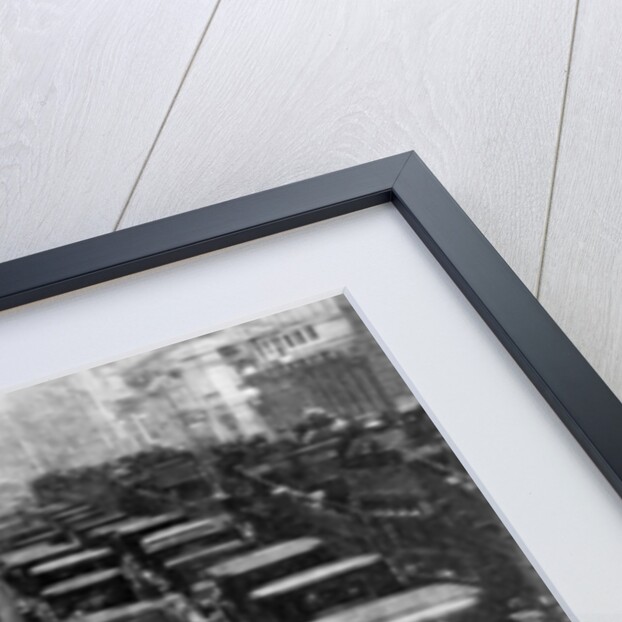 Traffic on 5th Avenue as seen from a control tower, New York City, USA by Ewing Galloway