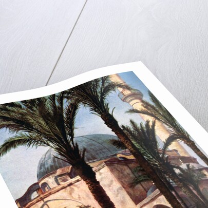 Jezzar Pasha mosque, Acre, Palestine by Donald McLeish