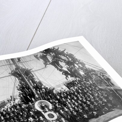 The sailor lads of the training ship HMS Lion at Devonport, Devon by WM Crockett