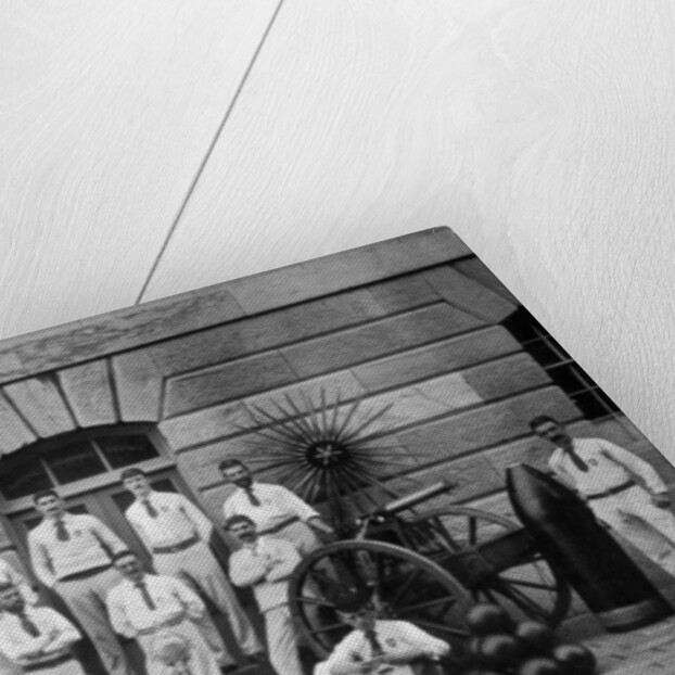 Senior league Cricket XI of the Royal Naval Ordnance Department, Plymouth, Devon by WM Crockett