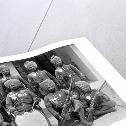 The champion shooting team of the 26th Punjab Regiment of Bengal Infantry by T Winter