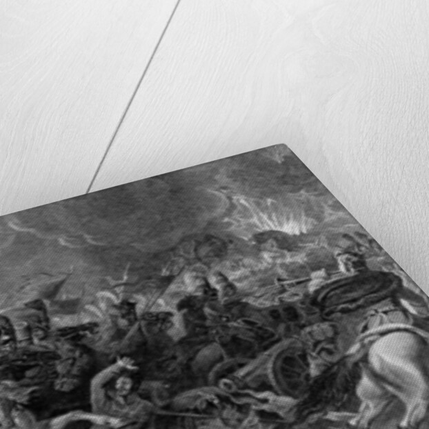 The decisive charge of the Life Guards at the Battle of Waterloo by WM Bromley