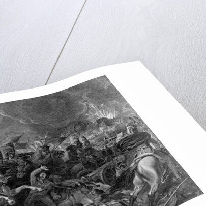 The decisive charge of the Life Guards at the Battle of Waterloo by WM Bromley