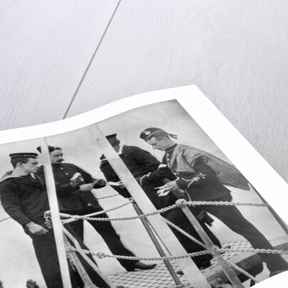 The ship's postman coming on board by Gregory & Co