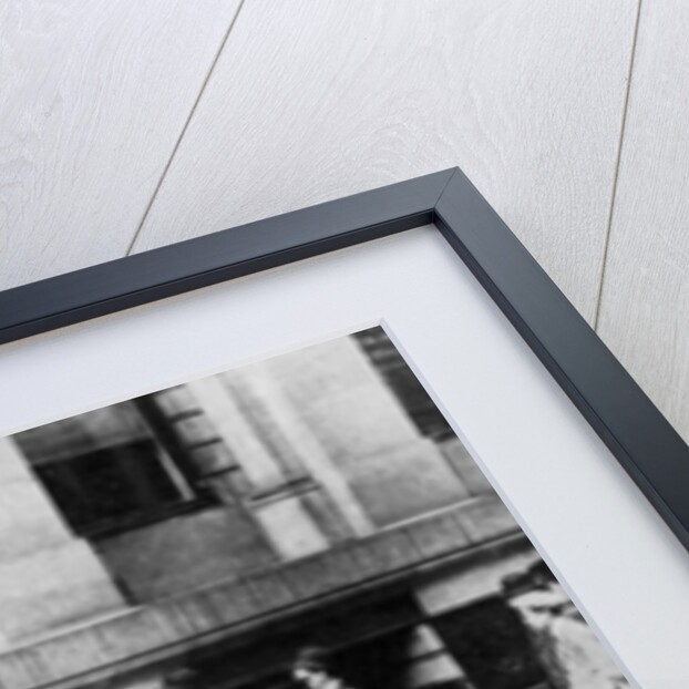 Anxious crowds outside the White Star Line office by Sport & General