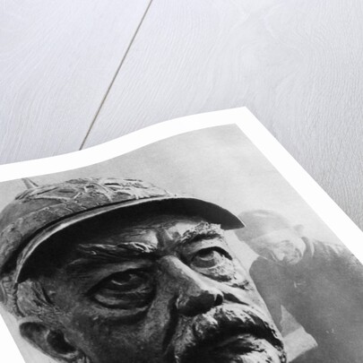 Sculpture of Otto von Bismarck, 19th century Prussian statesman by Wide World Photos