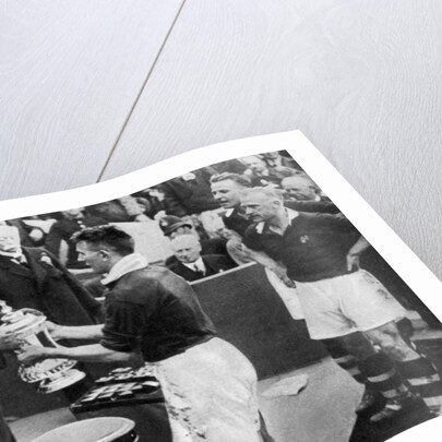 King George V presenting the FA Cup, Wembley Stadium, London by Fox