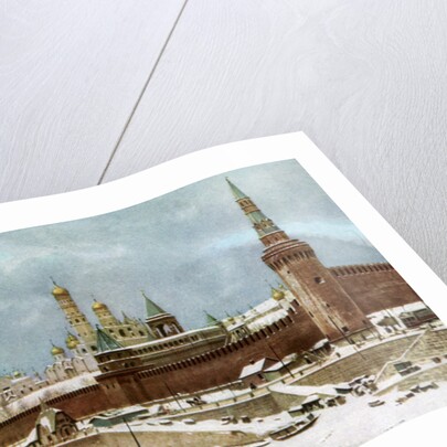 The Kremlin, Moscow, Russia by Topical Press Agency