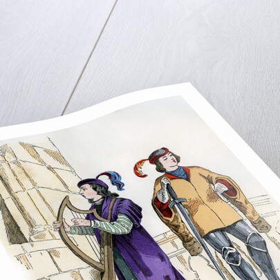 Page and troubadour of the 13th century by Anonymous