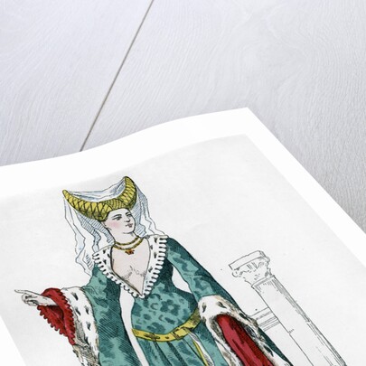 Noblewoman of the time of Charles VI of France by Anonymous