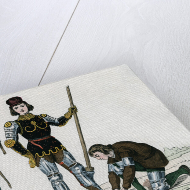 Prince, squire and valet by Anonymous