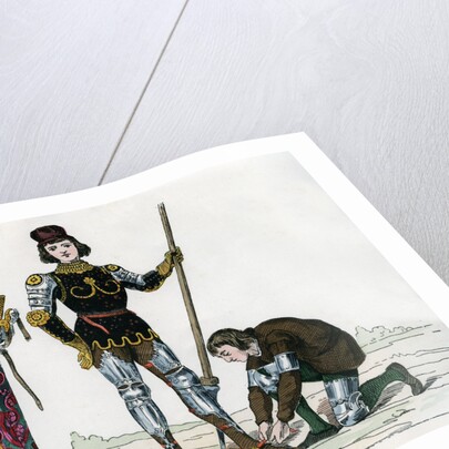 Prince, squire and valet by Anonymous