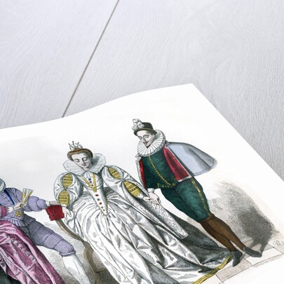 Louise of Lorraine, Duke of Guise, Marguerite de Vaudemont and Anne de Joyeuse by Anonymous