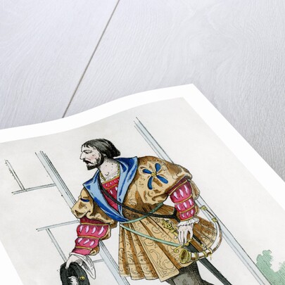 Gentlemen of the court of Francis I of France by Petit