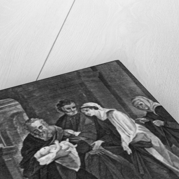 Simeon's benediction by Anonymous