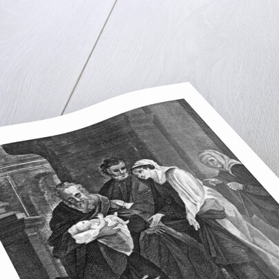 Simeon's benediction by Anonymous