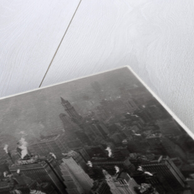 Aerial view of Manhattan, New York City, USA, from a Zeppelin by Anonymous