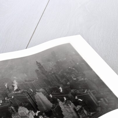 Aerial view of Manhattan, New York City, USA, from a Zeppelin by Anonymous