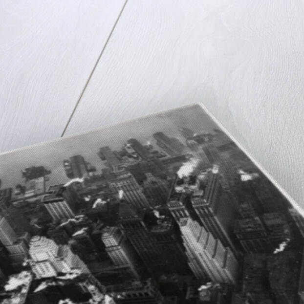 Aerial view of Manhattan, New York City, USA, from a Zeppelin by Anonymous