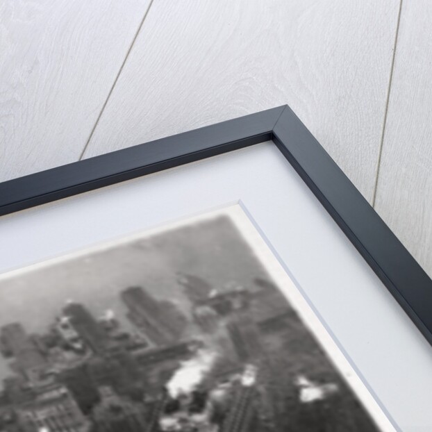 Aerial view of Manhattan, New York City, USA, from a Zeppelin by Anonymous