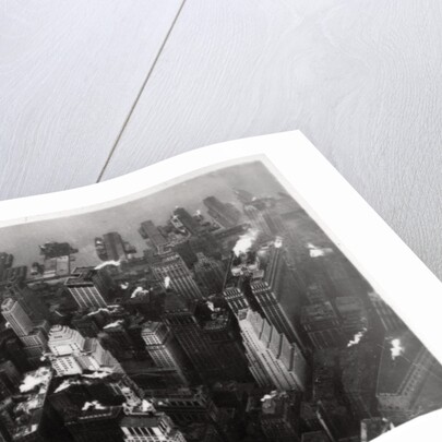 Aerial view of Manhattan, New York City, USA, from a Zeppelin by Anonymous