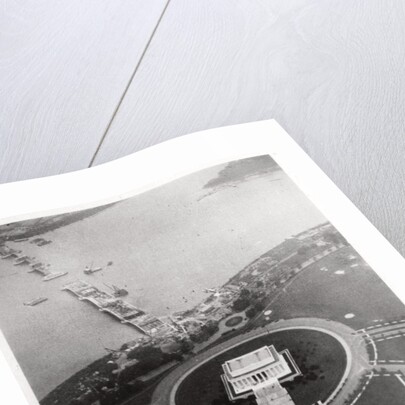 Aerial view of the Lincoln Memorial, Washington DC, USA, from a Zeppelin by Anonymous