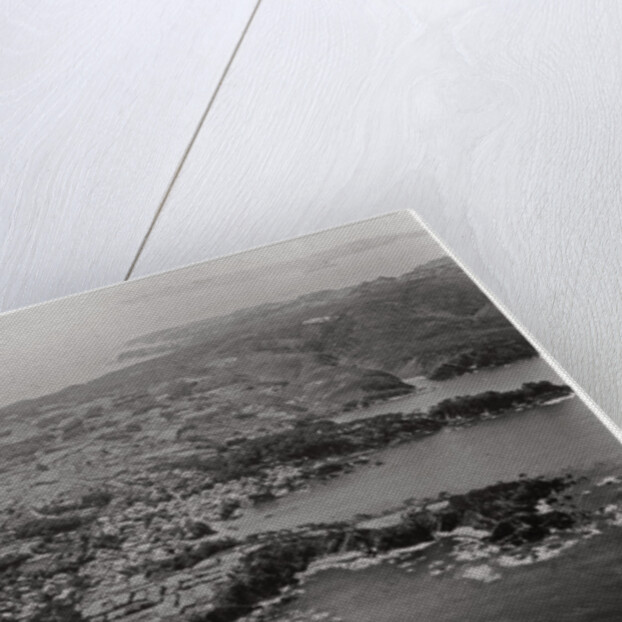 Aerial view of Oginohama, Japan, from a Zeppelin by Anonymous