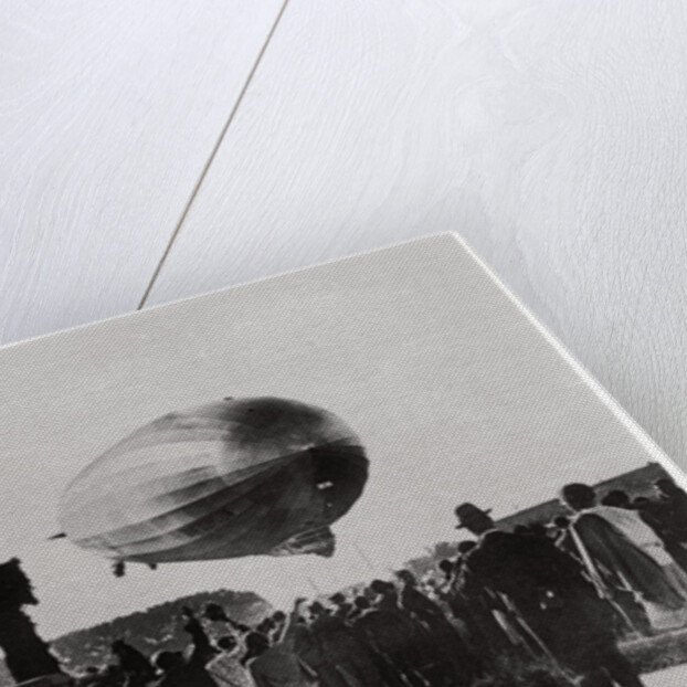 Zeppelin LZ 127 'Graf Zeppelin' landing at Friedrichshafen, Germany by Anonymous