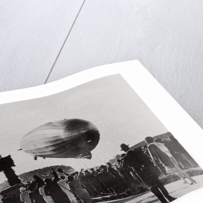 Zeppelin LZ 127 'Graf Zeppelin' landing at Friedrichshafen, Germany by Anonymous