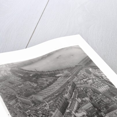 Aerial view of Trafalgar Square, London, from a Zeppelin by Anonymous