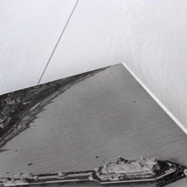 Aerial view of Eastbourne, Sussex, from a Zeppelin by Anonymous