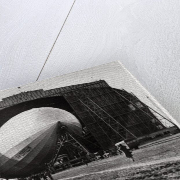 'Graf Zeppelin' attached to the mobile anchor mast, Lakehurst, New Jersey, USA by Anonymous