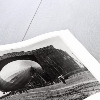 'Graf Zeppelin' attached to the mobile anchor mast, Lakehurst, New Jersey, USA by Anonymous