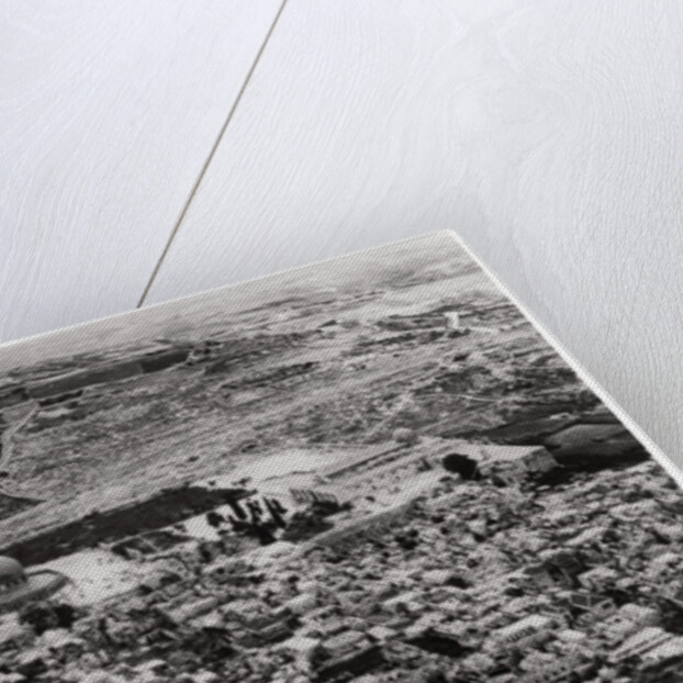 Aerial view of the Mosque of Omar, Jerusalem, Palestine, from a Zeppelin by Anonymous